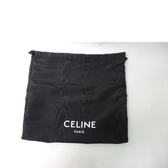 Celine Cabas Triumph Canvas Small Vertical Bag Black - Picture 6 of 6